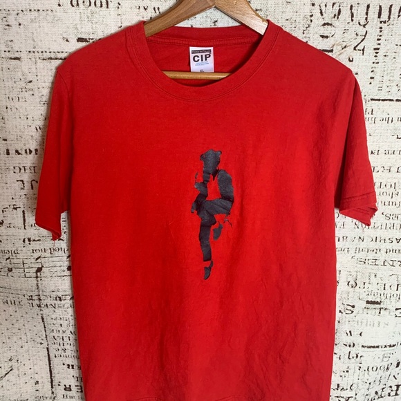 🍒 Michael Jackson Shadow Silhouette Tshirt - Picture 1 of 3
